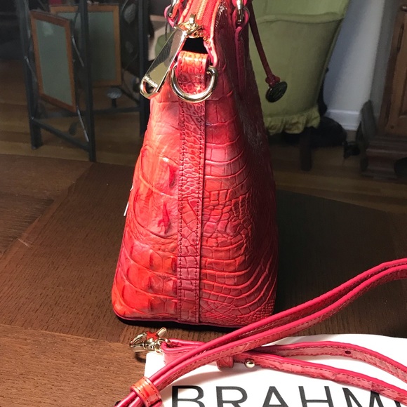 Brahmin Medium Duxbury in Punchy Coral NWT - Picture 4 of 9